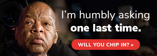 John Lewis: "I'm humbly asking one last time. Will you chip in?" >>