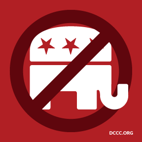 "Anti GOP" sticker
