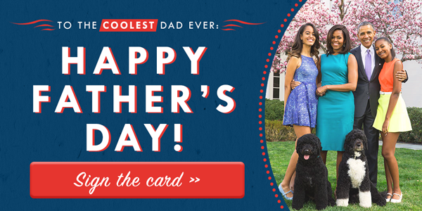 To the coolest dad ever: Happy Father's Day! Sign the card >>