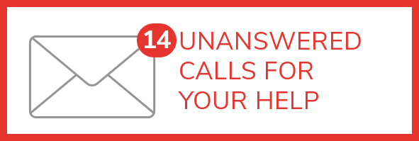 14 UNANSWERED CALLS FOR YOUR HELP