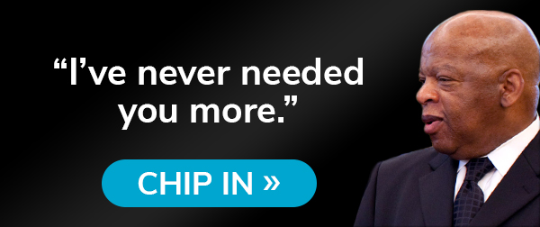 John Lewis: "I've never needed you more." Chip in. >>